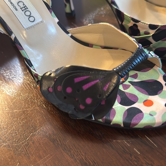 Jimmy Choi open toe heels size 38 fun - Picture 3 of 4